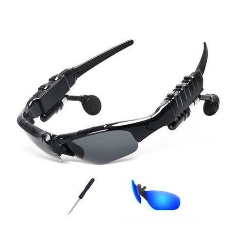 Mambaman Cycling Sunglasses Riding Bluetooth Earphone Smart Glasses Outdoor Sport Wireless Bike Sun Glasses Headphone with Mic