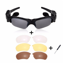 Mambaman Cycling Sunglasses Riding Bluetooth Earphone Smart Glasses Outdoor Sport Wireless Bike Sun Glasses Headphone with Mic