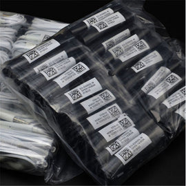 20pcs/lot Wholesale Mobile Phone Earbuds 3.5mm Jack Universal in-ear Earphone With Mic Music Control For iPhone Samsung S4 J5