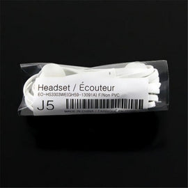 20pcs/lot Wholesale Mobile Phone Earbuds 3.5mm Jack Universal in-ear Earphone With Mic Music Control For iPhone Samsung S4 J5