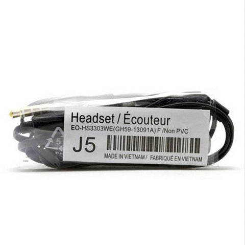 20pcs/lot Wholesale Mobile Phone Earbuds 3.5mm Jack Universal in-ear Earphone With Mic Music Control For iPhone Samsung S4 J5