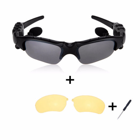 Mambaman Cycling Sunglasses Riding Bluetooth Earphone Smart Glasses Outdoor Sport Wireless Bike Sun Glasses Headphone with Mic