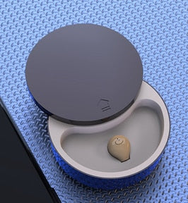 Mini Bluetooth Earbud Invisible Bluetooth 5.0 Earphone True Wireless Earpiece with Charging Case Handsfree for All Phone