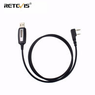 Walkie Talkie Two-pin USB Programming Cable For Kenwood Baofeng UV-5R UV-82 RETEVIS H777 RT22 RT15 RT81 For Win XP/7/8 System