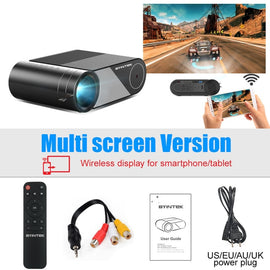 BYINTEK SKY K9 720P 1080P LED Portable Home Theater HD Mini Projector (Option Multi-Screen For Iphone Ipad Smart Phone Tablet)