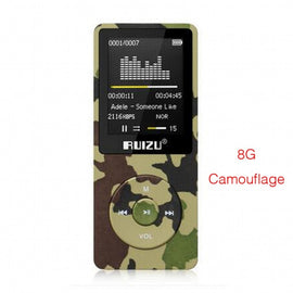 2016 100% original English version Ultrathin MP3 Player with 8GB storage and 1.8 Inch Screen can play 80h, Original RUIZU X02